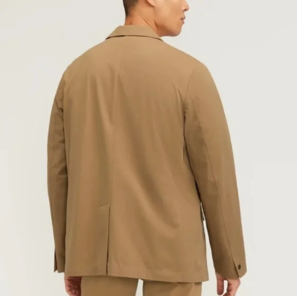 Everlane Men's The Performance Chino Blazer In Toasted Coconut Size Small